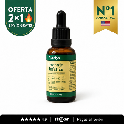 Combo 2 Drenaje Aurelys | Reduce Hinchazón y Retención